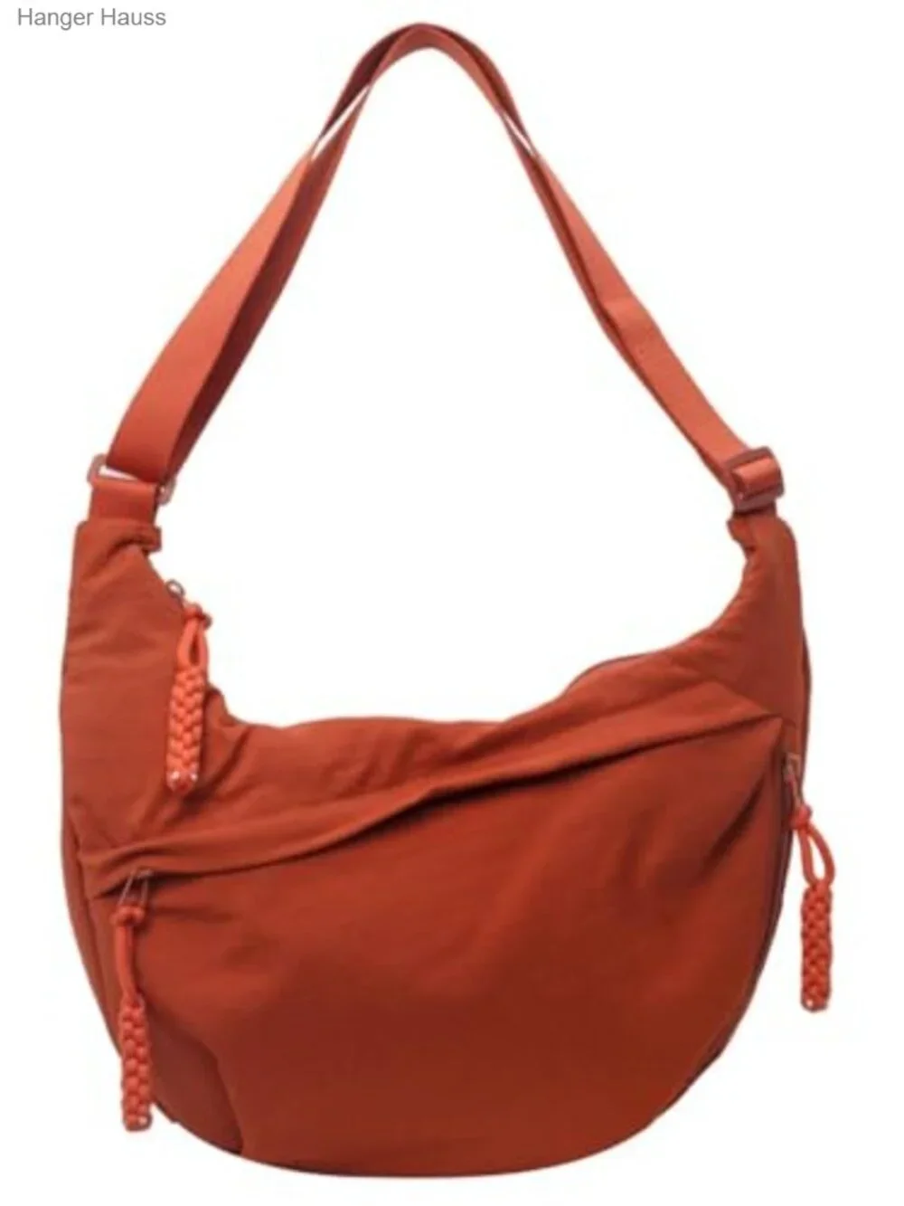 Hobo Bag for Women Men Crescent Shoulder Bag Retro Nylon Canvas Crossbody Bag